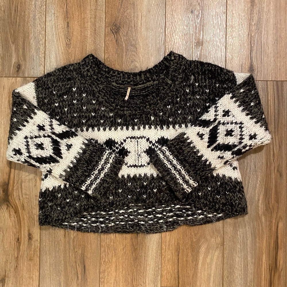 Free People knit sweater
